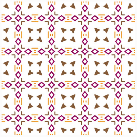 Seamless vector background with repeat pattern.Abstract ethnic rug ornamental seamless...