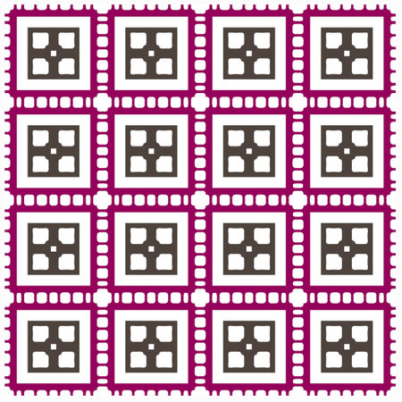 Seamless vector background with repeat pattern.Abstract ethnic rug ornamental seamless pattern.Perfect for fashion, textile design, cute themed fabric, on wall paper, wrapping paper and home decor.のイラスト素材