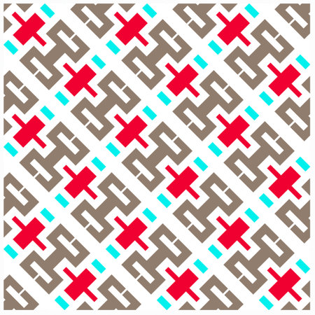 Seamless vector background with repeat pattern.Abstract ethnic rug ornamental seamless...