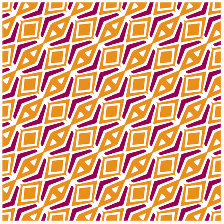 Seamless vector background with repeat pattern.Abstract ethnic rug ornamental seamless pattern.Perfect for fashion, textile design, cute themed fabric, on wall paper, wrapping paper and home decor.のイラスト素材