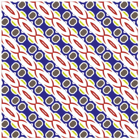 Seamless vector background with repeat pattern.Abstract ethnic rug ornamental seamless pattern.Perfect for fashion, textile design, cute themed fabric, on wall paper, wrapping paper and home decor.のイラスト素材