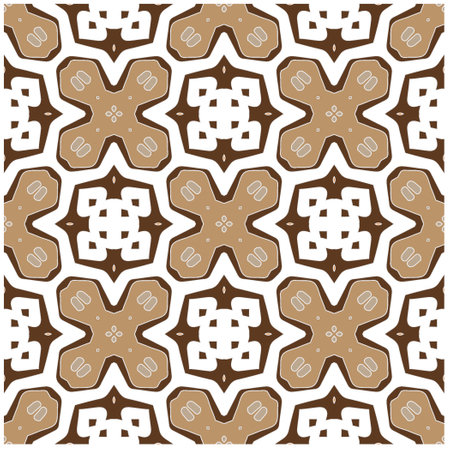 Seamless vector background with repeat pattern.Abstract ethnic rug ornamental seamless pattern.Perfect for fashion, textile design, cute themed fabric, on wall paper, wrapping paper and home decor.のイラスト素材