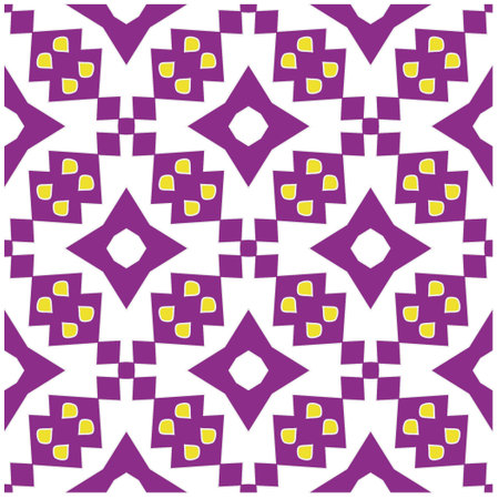 Seamless vector background with repeat pattern.Abstract ethnic rug ornamental seamless pattern.Perfect for fashion, textile design, cute themed fabric, on wall paper, wrapping paper and home decor.のイラスト素材
