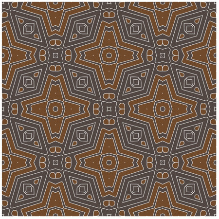 Seamless vector background with repeat pattern.Abstract ethnic rug ornamental seamless pattern.Perfect for fashion, textile design, cute themed fabric, on wall paper, wrapping paper and home decor.のイラスト素材