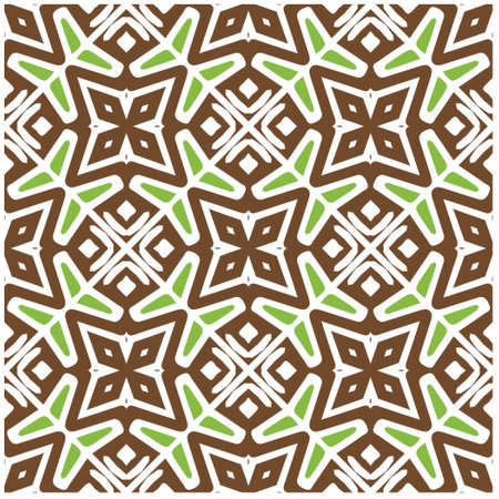 Seamless vector background with repeat pattern.Abstract ethnic rug ornamental seamless pattern.Perfect for fashion, textile design, cute themed fabric, on wall paper, wrapping paper and home decor.のイラスト素材