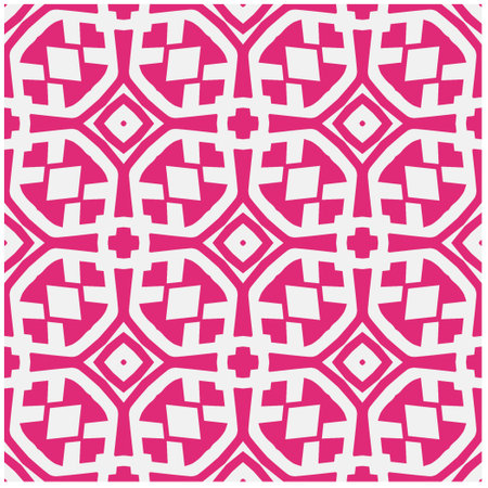 Seamless vector background with repeat pattern.Abstract ethnic rug ornamental seamless pattern.Perfect for fashion, textile design, cute themed fabric, on wall paper, wrapping paper and home decor.のイラスト素材