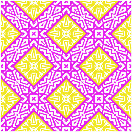 abstract art. Seamless vector background with repeat pattern.Oriental style damask floral tile modern lux fabric design textile swatch ladies dress, man shirt all over print block.のイラスト素材