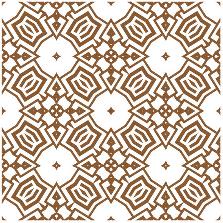 abstract art. Seamless vector background with repeat pattern.Oriental style damask floral tile modern lux fabric design textile swatch ladies dress, man shirt all over print block.のイラスト素材