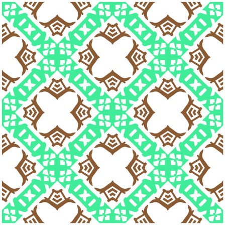 abstract art. Seamless vector background with repeat pattern.Oriental style damask floral tile modern lux fabric design textile swatch ladies dress, man shirt all over print block.のイラスト素材