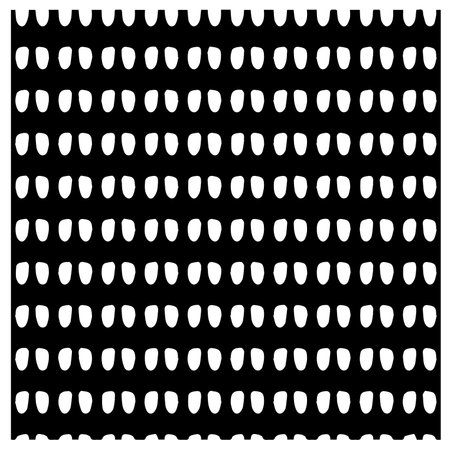 Seamless pattern with abstract shapes. Black and white geometric wallpaper. Repeating pattern for decor, textile and fabric.Abstraction art.のイラスト素材