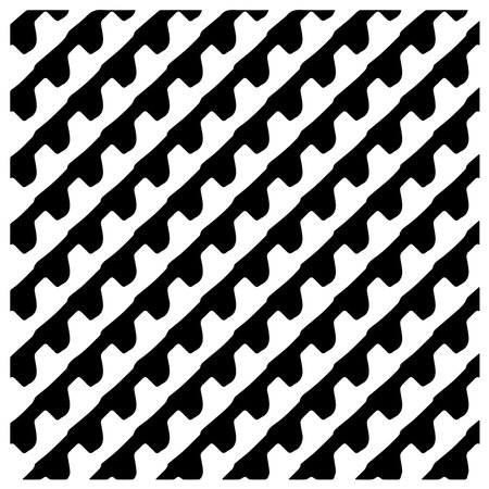 Seamless pattern with abstract shapes. Black and white geometric wallpaper. Repeating pattern for...