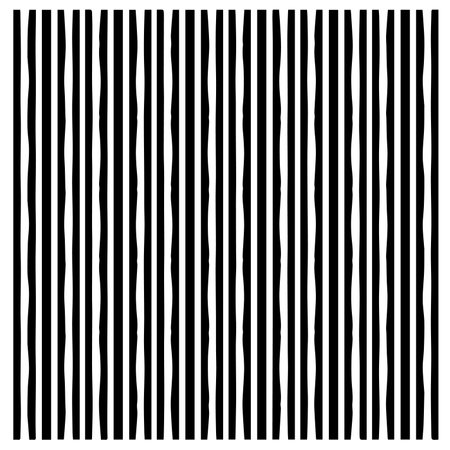 Seamless pattern with abstract shapes. Black and white geometric wallpaper. Repeating pattern for decor, textile and fabric.Abstraction art.のイラスト素材