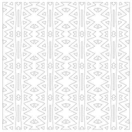 Simple curved line design.Abstract geometric black and white pattern for web page, textures, card, poster, fabric, textile. dot pattern.のイラスト素材