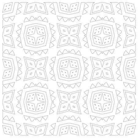 Simple curved line design.Abstract geometric black and white pattern for web page, textures, card, poster, fabric, textile. dot pattern.のイラスト素材