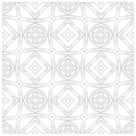 Simple curved line design.Abstract geometric black and white pattern for web page, textures, card, poster, fabric, textile. dot pattern.のイラスト素材