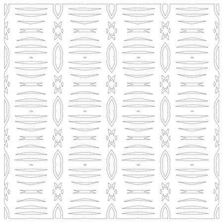 Simple curved line design.Abstract geometric black and white pattern for web page, textures, card, poster, fabric, textile. dot pattern.のイラスト素材