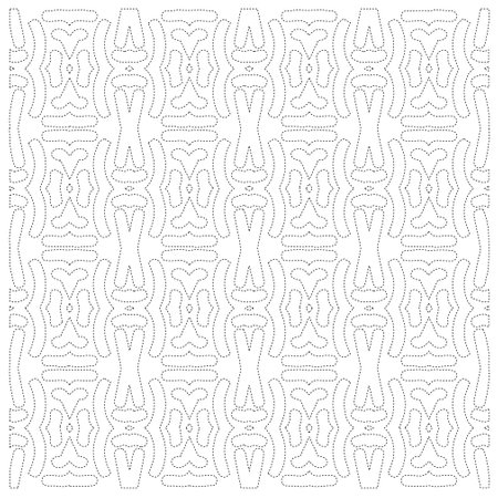 Simple curved line design.Abstract geometric black and white pattern for web page, textures, card, poster, fabric, textile. dot pattern.のイラスト素材