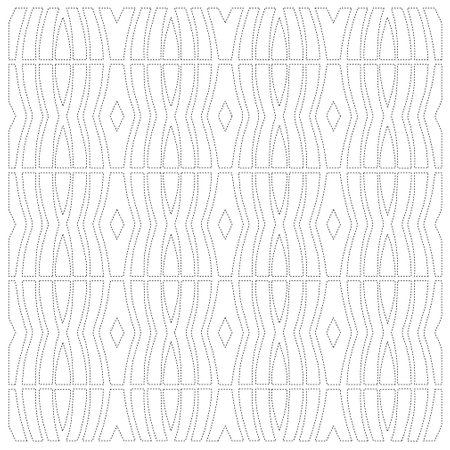 Simple curved line design.Abstract geometric black and white pattern for web page, textures, card, poster, fabric, textile. dot pattern.のイラスト素材
