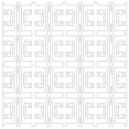 Simple curved line design.Abstract geometric black and white pattern for web page, textures, card, poster, fabric, textile. dot pattern.のイラスト素材