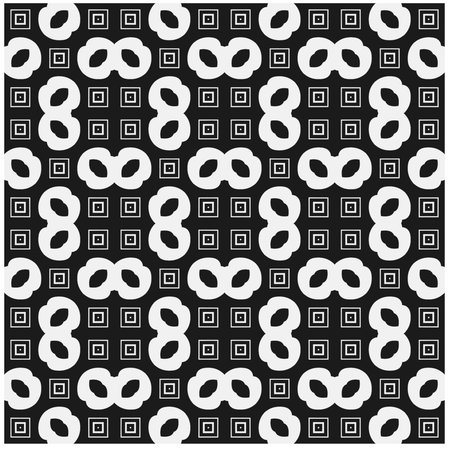 Vector monochrome pattern, Abstract texture for fabric print, card, table cloth, furniture, banner,...