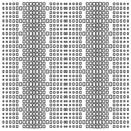 Stylish texture with figures from lines.Abstract geometric black and white pattern for web page, textures, card, poster, fabric, textile. Monochrome graphic repeating design.のイラスト素材