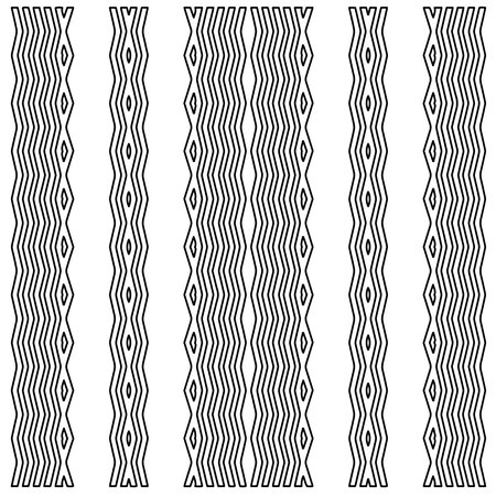 Stylish texture with figures from lines.Abstract geometric black and white pattern for web page, textures, card, poster, fabric, textile. Monochrome graphic repeating design.のイラスト素材