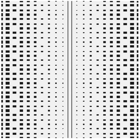 Vector geometric ornament in ethnic style. Seamless pattern with abstract shapes. Black and white geometric wallpaper. Repeating pattern for decor, textile and fabric.Abstraction art.のイラスト素材