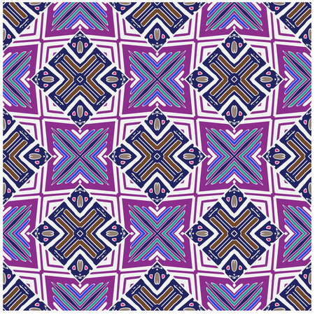 Abstraction art. Seamless vector background with repeat pattern.Oriental style damask floral tile...