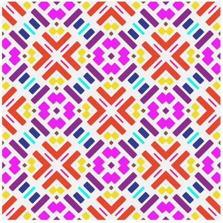 Abstraction art. Seamless vector background with repeat pattern.Oriental style damask floral tile modern lux fabric design textile swatch ladies dress, man shirt all over print block.のイラスト素材