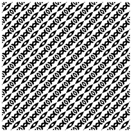 Seamless diagonal pattern. Repeat decorative design.Abstract texture for textile, fabric, wallpaper, wrapping paper.Black and white geometric wallpaper.のイラスト素材