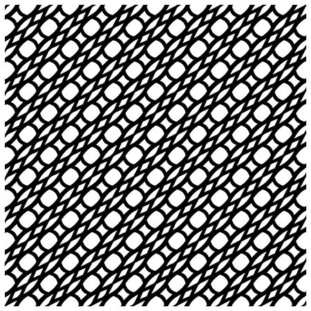 Seamless diagonal pattern. Repeat decorative design.Abstract texture for textile, fabric, wallpaper, wrapping paper.Black and white geometric wallpaper.のイラスト素材
