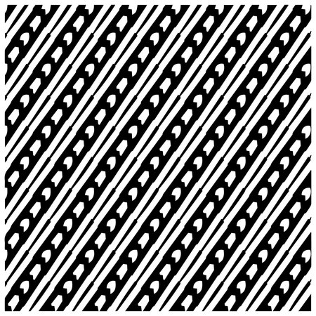 Seamless diagonal pattern. Repeat decorative design.Abstract texture for textile, fabric, wallpaper, wrapping paper.Black and white geometric wallpaper.のイラスト素材