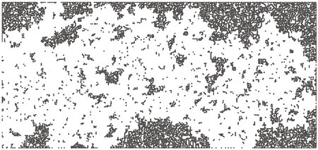 Dotwork noise pattern vector background. Black stipple dots and stripes. Abstract noise dotwork pattern. Sand grain effect. Black dots grunge banner. Stipple spots. Stochastic dotted vector background.のイラスト素材