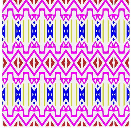 Rainbow ikat vector ~ seamless background.Tribal design for fashion,carpet, background, batik,...