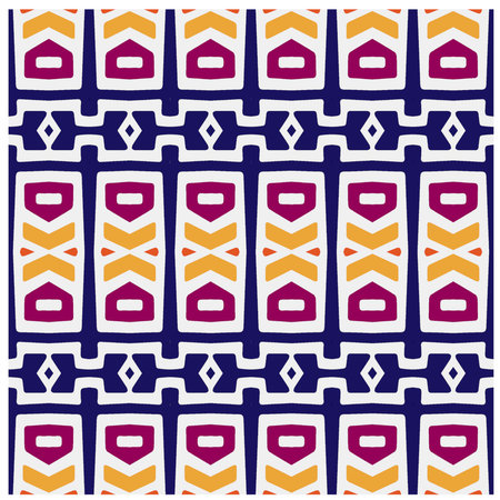 Rainbow ikat vector ~ seamless background.Tribal design for fashion,carpet, background, batik,...