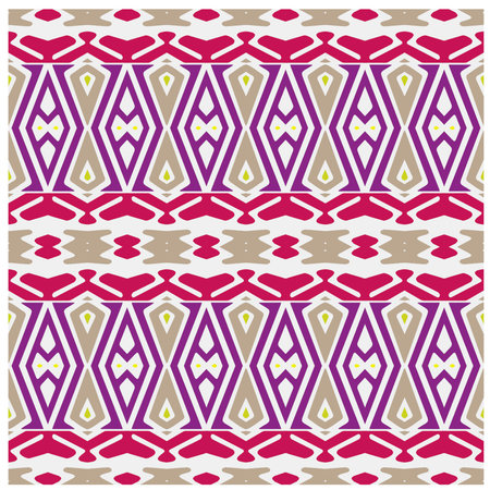 Rainbow ikat vector ~ seamless background.Tribal design for fashion,carpet, background, batik,...