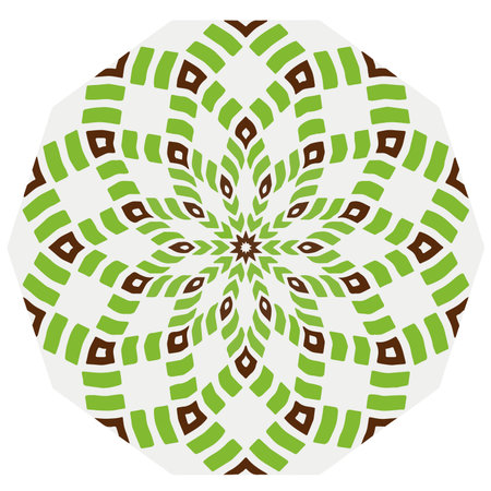 Abstract background with color shapes . Grunge mandala for textile, fabric, wallpaper, wrapping paper..のイラスト素材