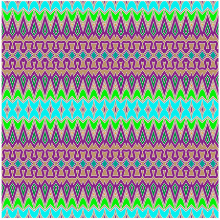 Abstract seamless pattern with ethnic aztec ornament. Boho design. Aztec pattern. Folk stylized print template for paper and fabric. summer fashion.のイラスト素材