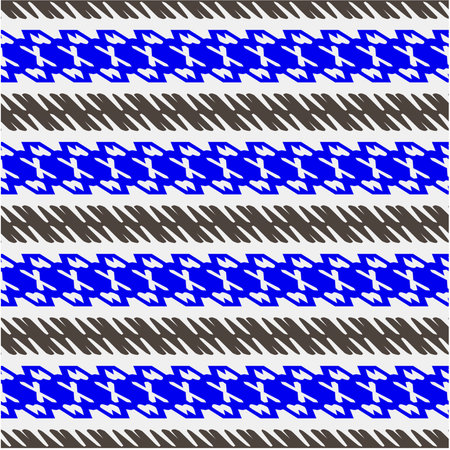 Vector geometric ornament in ethnic style. Seamless pattern with abstract shapes, repeat tiles....
