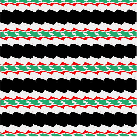 Vector geometric ornament in ethnic style. Seamless pattern with abstract shapes, repeat tiles....