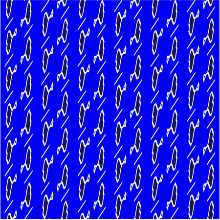 Vector geometric ornament in ethnic style. Seamless pattern with abstract shapes, repeat tiles. Repeating pattern for decor, textile and fabric.のイラスト素材