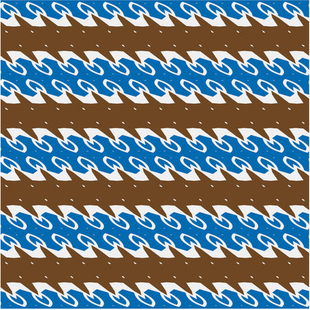 Vector geometric ornament in ethnic style. Seamless pattern with abstract shapes, repeat tiles. Repeating pattern for decor, textile and fabric.のイラスト素材