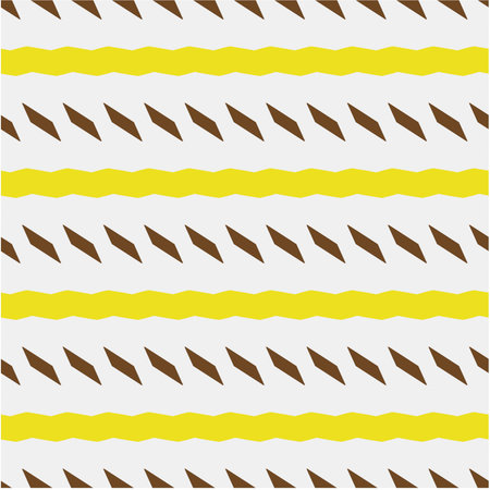 Vector geometric ornament in ethnic style. Seamless pattern with abstract shapes, repeat tiles. Repeating pattern for decor, textile and fabric.のイラスト素材
