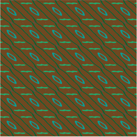 Vector geometric ornament in ethnic style. Seamless pattern with abstract shapes, repeat tiles. Repeating pattern for decor, textile and fabric.のイラスト素材