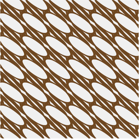 Vector geometric ornament in ethnic style. Seamless pattern with abstract shapes, repeat tiles. Repeating pattern for decor, textile and fabric.のイラスト素材