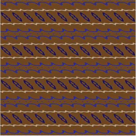 Vector geometric ornament in ethnic style. Seamless pattern with abstract shapes, repeat tiles. Repeating pattern for decor, textile and fabric.のイラスト素材