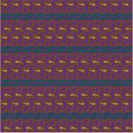 Vector geometric ornament in ethnic style. Seamless pattern with abstract shapes, repeat tiles. Repeating pattern for decor, textile and fabric.のイラスト素材