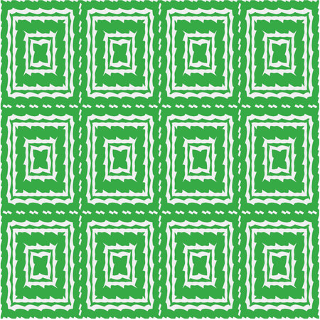 Vector geometric ornament in ethnic style. Seamless pattern with abstract shapes, repeat tiles. Repeating pattern for decor, textile and fabric.のイラスト素材