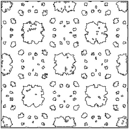 Texture with figures from lines.Abstract grunge background. Black and white pattern for web page, textures, card, poster, fabric, textile. Monochrome graphic repeating design.のイラスト素材