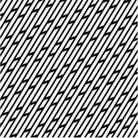 Vector monochrome pattern, Abstract texture for fabric print, card, table cloth, furniture, banner, cover, invitation, decoration, wrapping.seamless repeating pattern.Black and white color.のイラスト素材